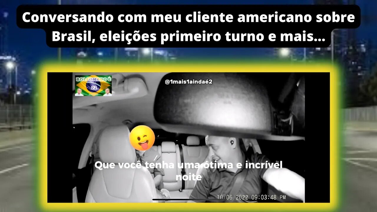 Uma conversa bem bacana com meu cliente sobre Brasil EUA eleições do primeiro turno #eleições2022