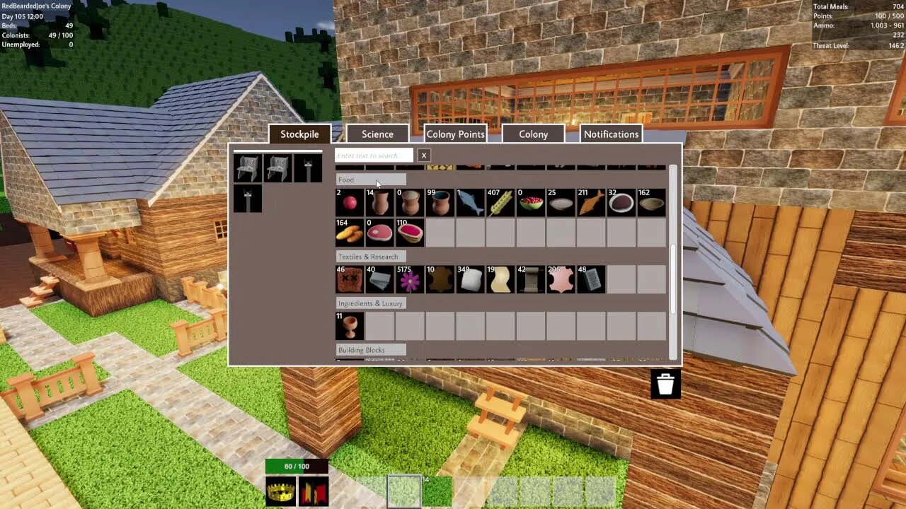 Lets play some Colony Survival i am trying out Mixline tell me how my Audio levels are