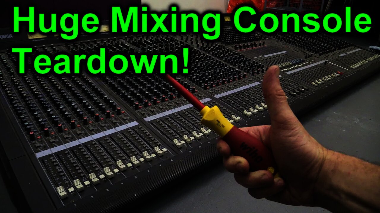 EEVblog #840 - Yamaha M3000 Mixing Console Teardown