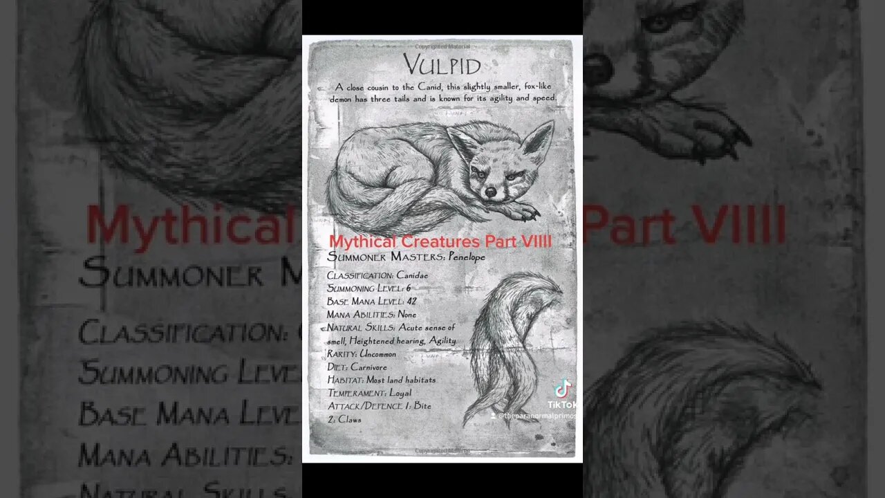 Mythical Creatures Part VIIII