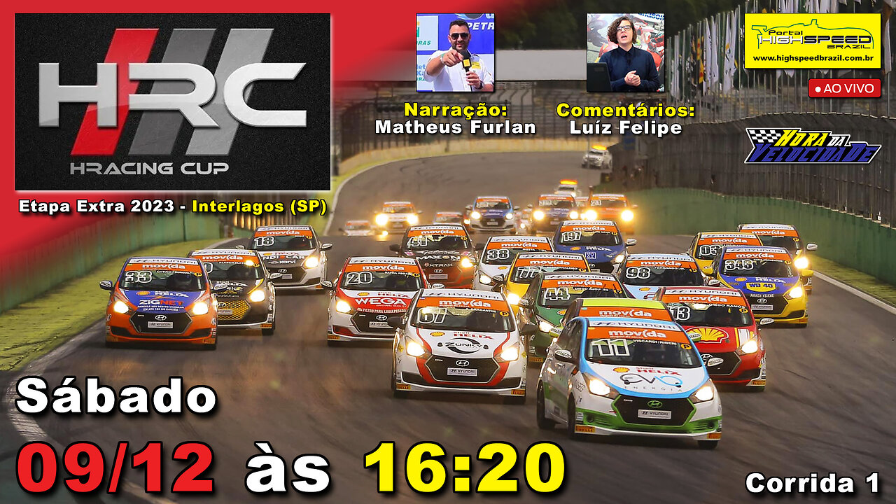 🔴 HRACING CUP | Corrida 1 | Etapa Extra 2023 | Interlagos (SP) | Ao Vivo