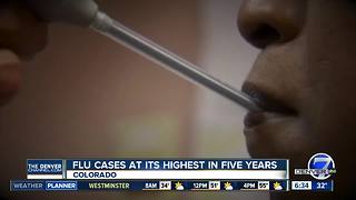 Flu cases continue to climb in Colorado