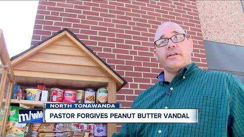 North Tonawanda pastor forgives peanut butter culprit