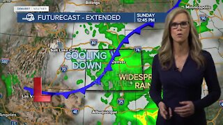 Friday evening forecast