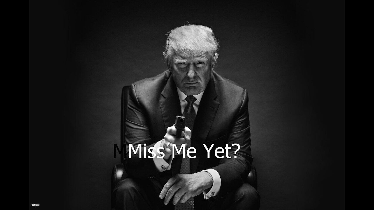 Dementia Joe - President Trump, "Do you miss me yet?"