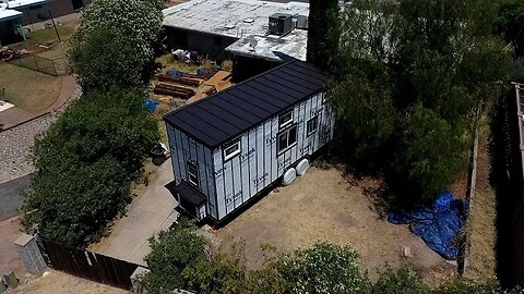 Tiny House Rain Screen Install