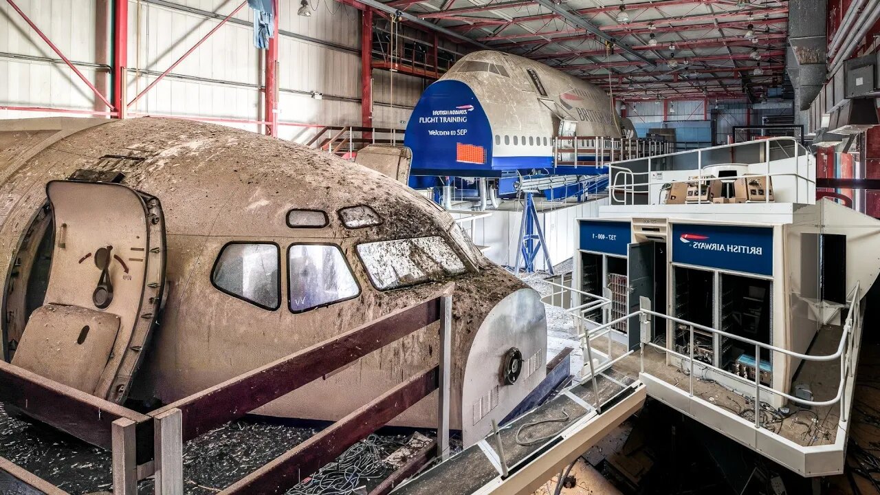 Abandoned Heathrows Airport British Airways Facility With Everything Left Behind