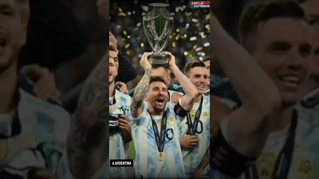 SELEÇÕES QUE MAIS LEVANTARAM A TAÇA DA COPA DO MUNDO!