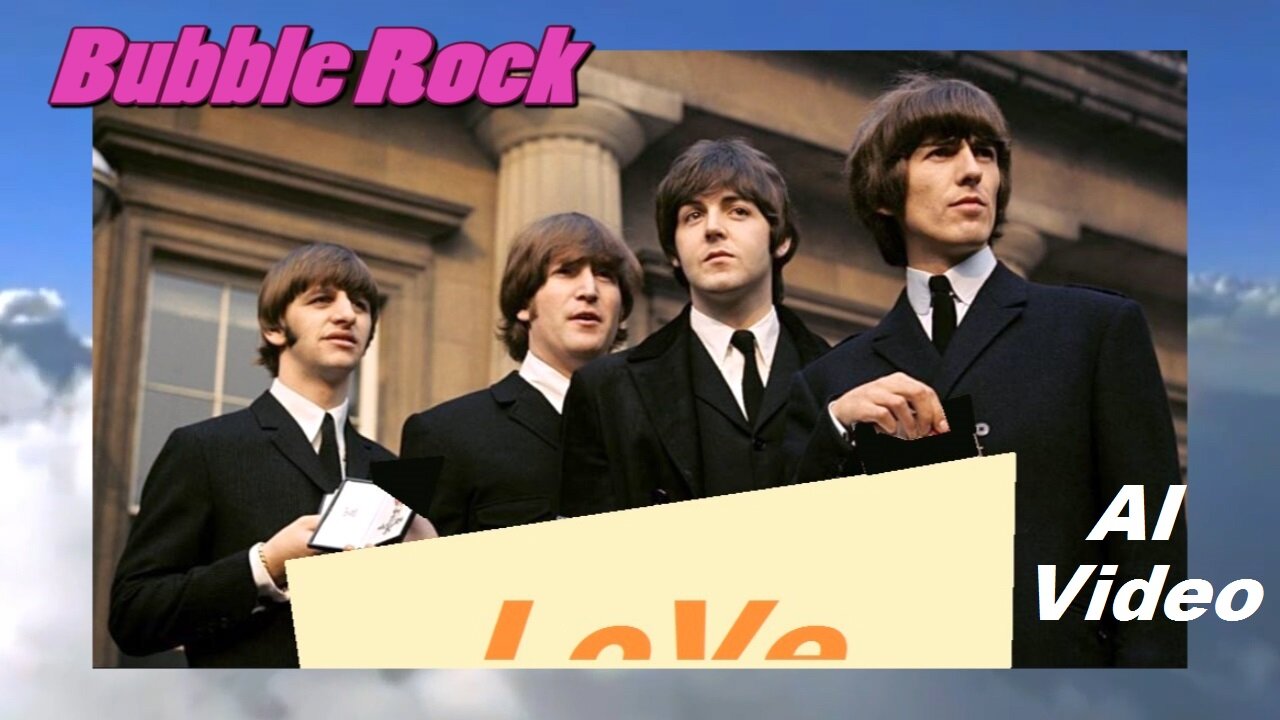 Beatles - The Word - (AI Video Stereo Remaster - 1965) - Bubblerock - HD - Ver 3