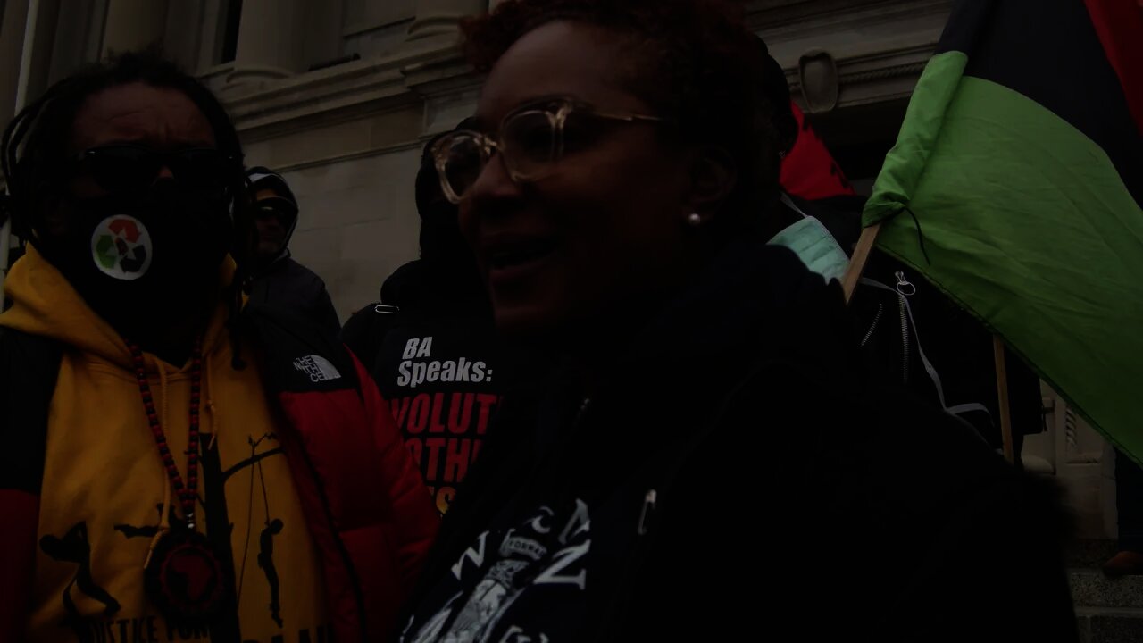 Kenosha Courthouse Lena Taylor member of the Wisconsin Senate says CRT is fake