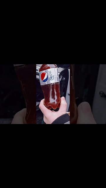 A PERFECTLY GOOD PEPSI FOUND IN SCRPYARD