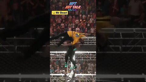🤣😂 Mr Beast Falling 15 Ft Hell In A Cell 🤼‍♂️ Karthik WWE2K23 🎮 Smackdown