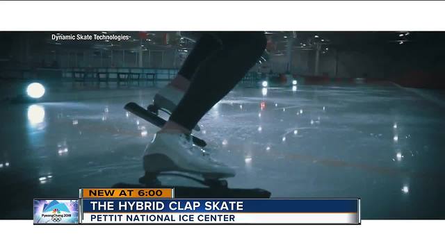 U.S Speed skater creates hybrid clap skate