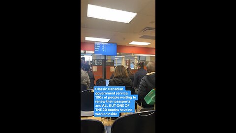 Classic Canadian Government service! What a JOKE