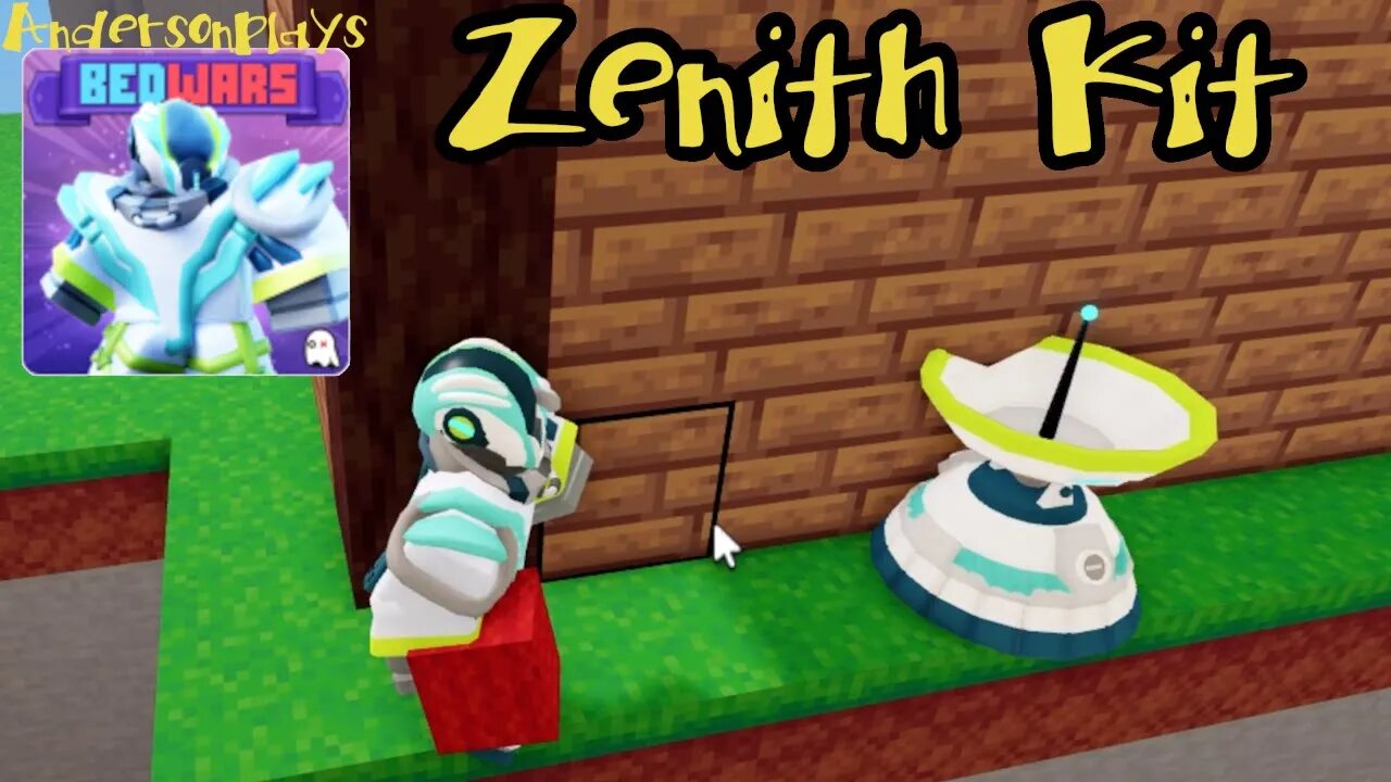 AndersonPlays Roblox BedWars 🛰 [NEW KIT!] Update - Zenith Kit