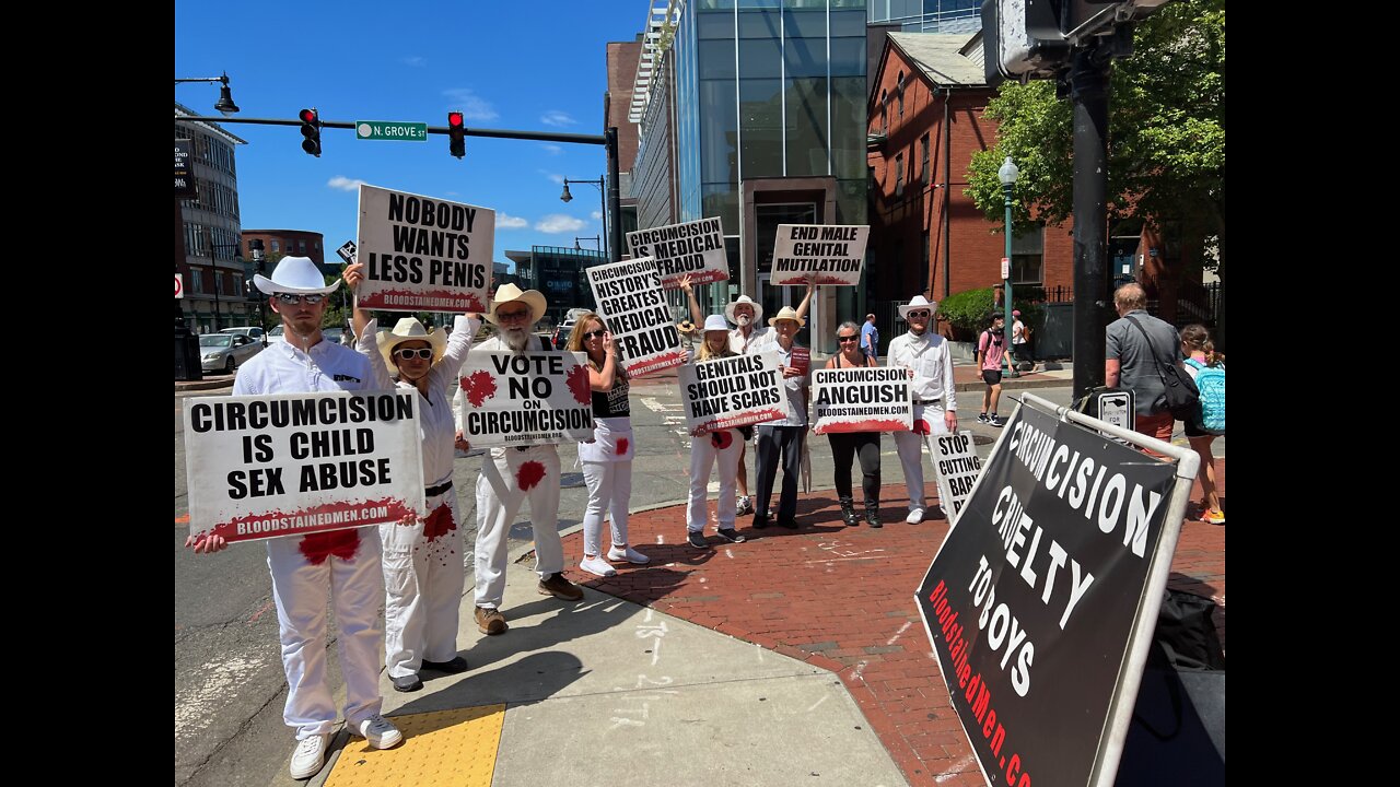 Bloodstained Men at Mass General Hospital!