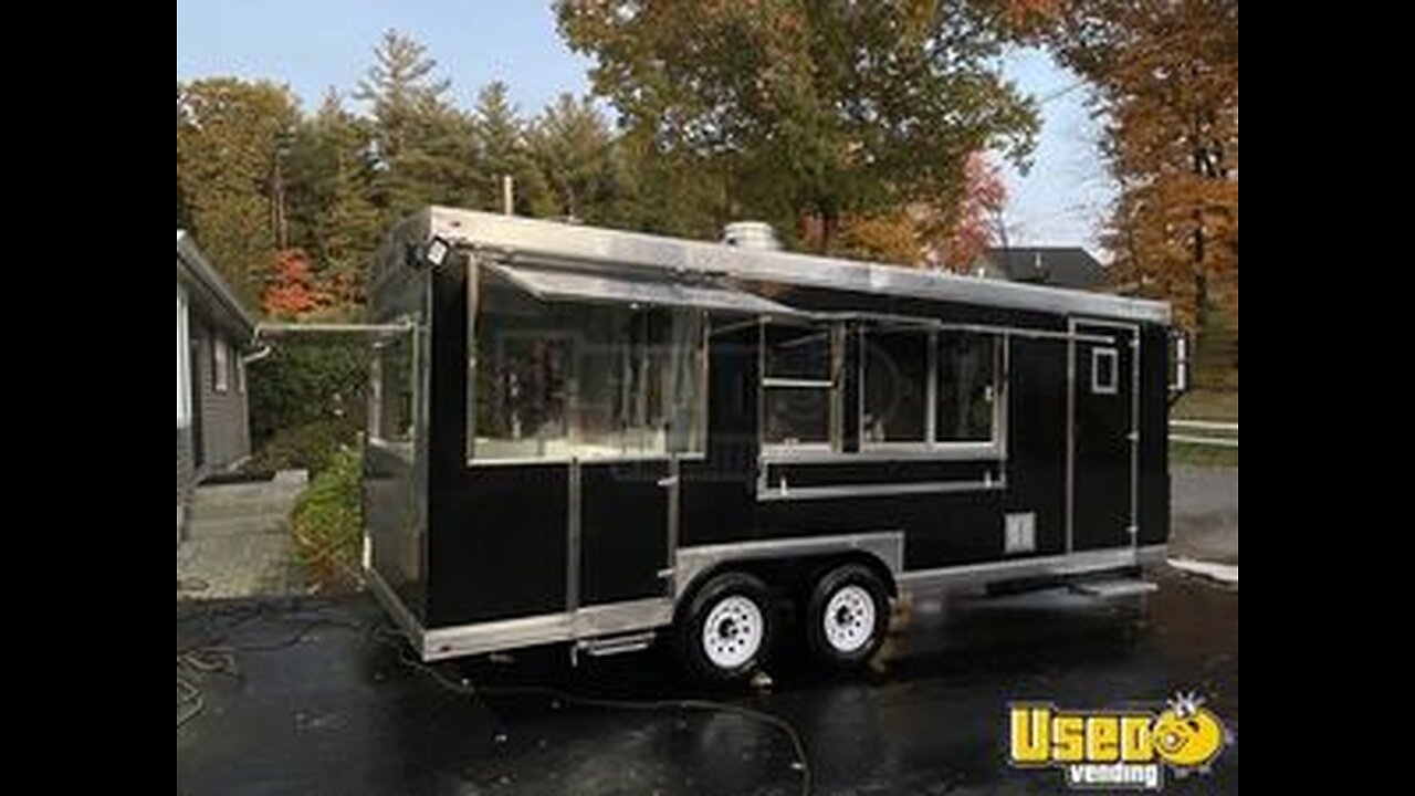 NEW BUILD 2022 - 8.5' x 22' Custom Built Food Concession Trailer for Sale in Massachusetts