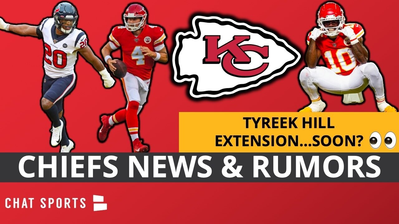 Tyreek Hill Contract Extension Coming SOON? Chiefs Re-Sign Chad Henne + Justin Reid Contract Details