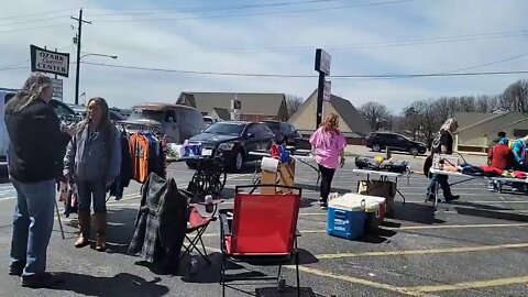 Ozark Shopping Center. Mountain Home, Arkansas Swap meet. Spring is here.