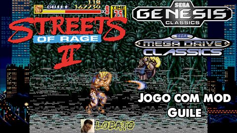 Streets of Rage II (com mod) - Guile