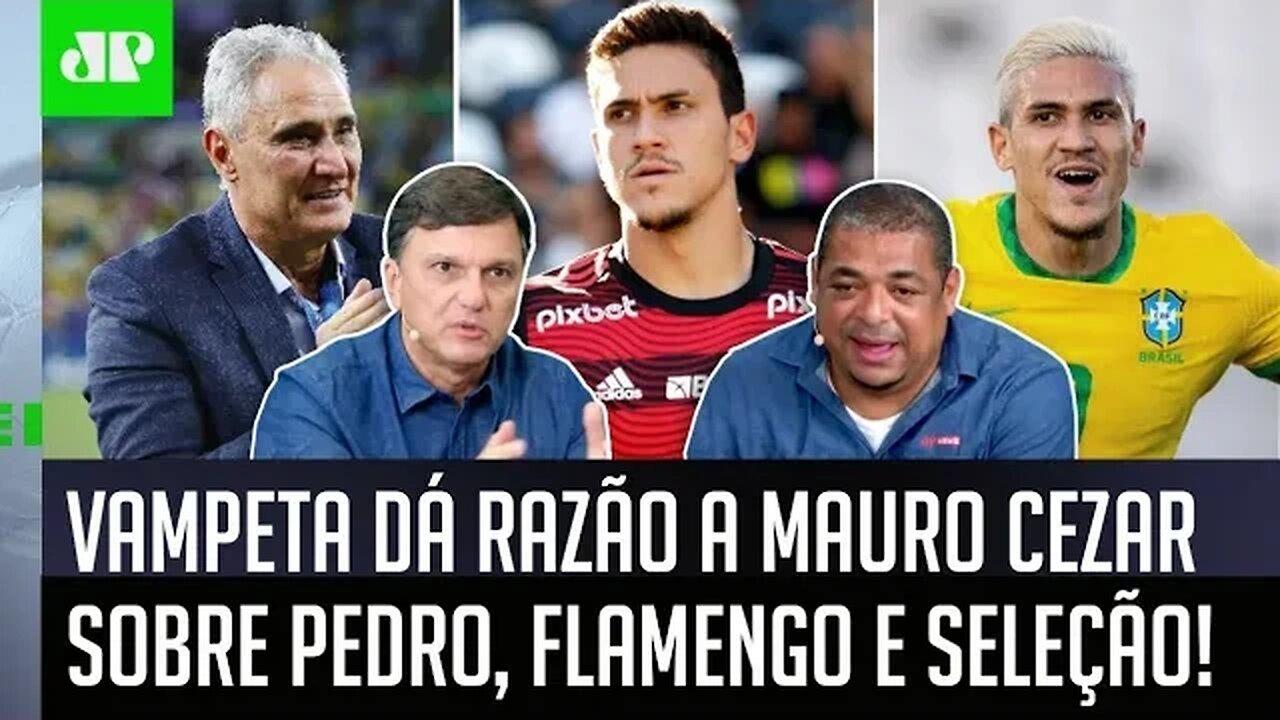 "Cara, então o Mauro Cezar ESTAVA CERTO!" Vampeta É SINCERO sobre Pedro, Flamengo e Seleção!