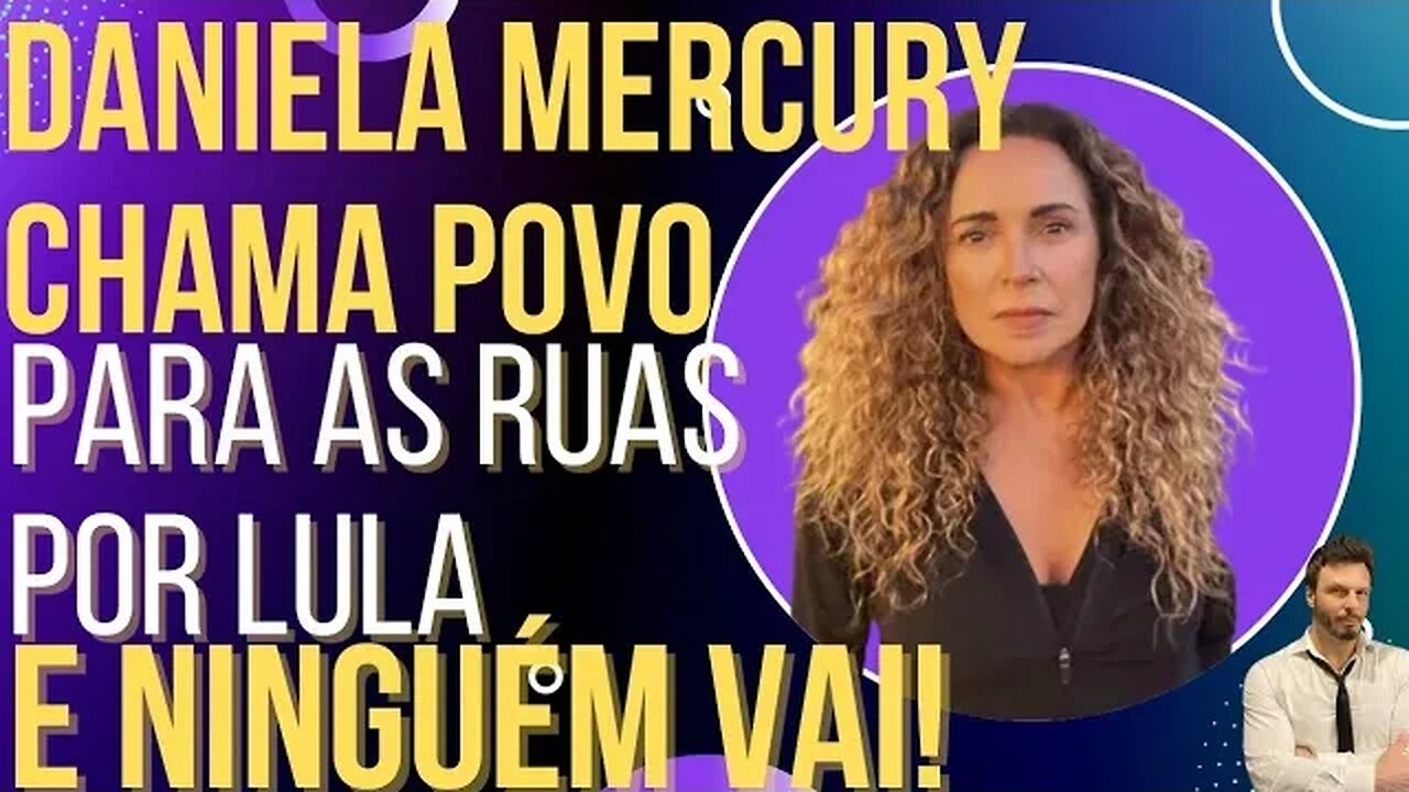 Show GRÁTIS de Daniela Mercury para ajudar Lula fica VAZIO!