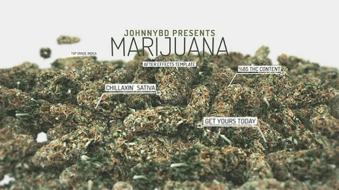 After Effects Template - Marijuana