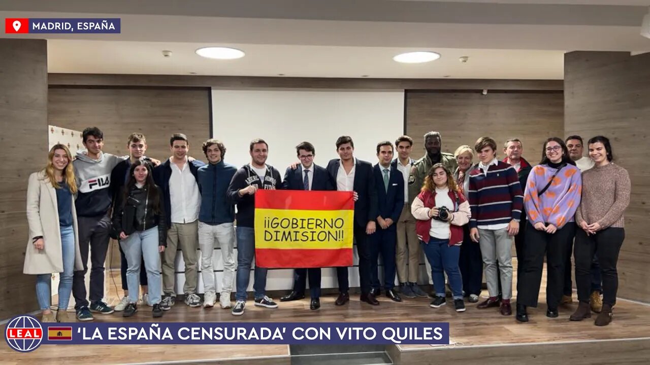 🇪🇸 'La España Censurada' con Vito Quiles y el Club de Política de la Universidad CEU (4 nov 2022)