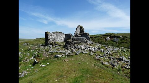 Bleak house ruins vlog. Night hiking. GoPro