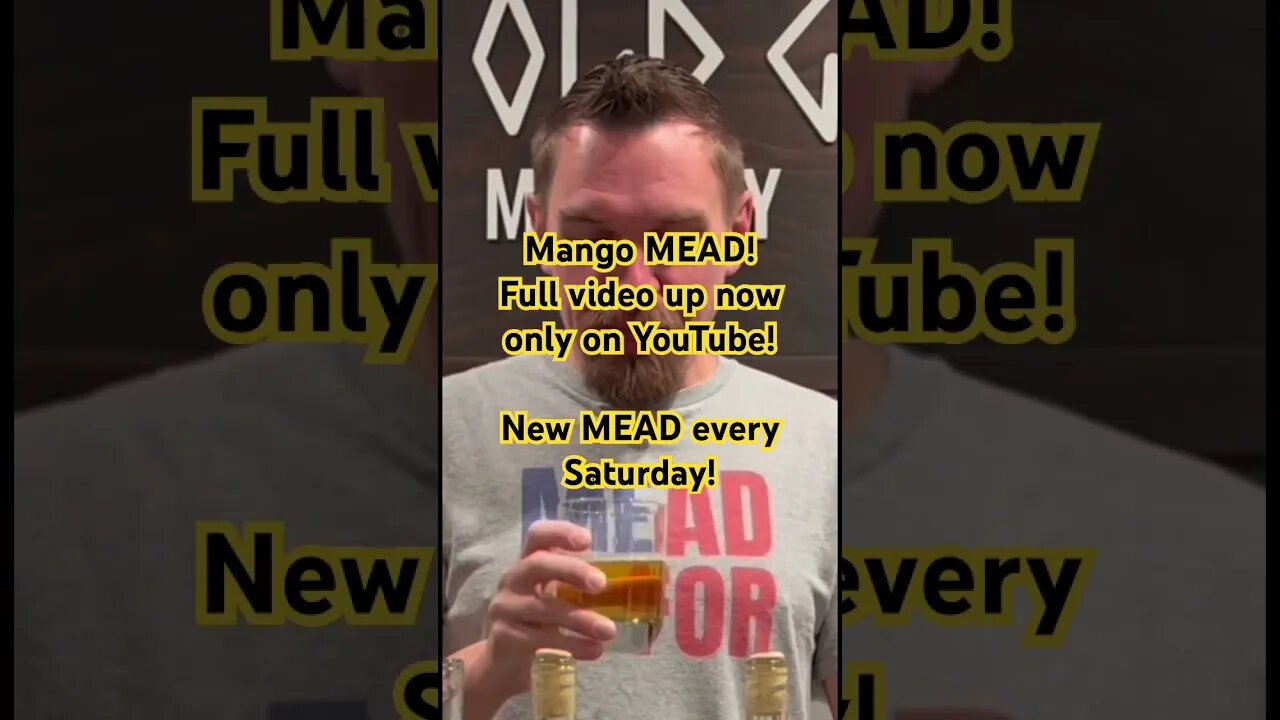Mango MEAD! Inspired by Thailand! New MEAD inspired by a different country every Saturday! #mead