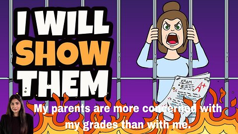 My parents are more concerned with my grades than with me.