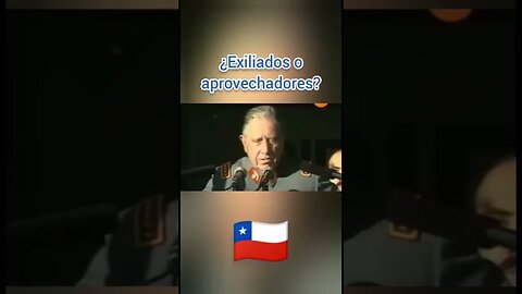 PINOCHET LEYENDA EXILIADOS O APROVECHADORES QUE VENDIERON CHILE. #50años #verdad histórica