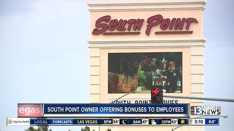 South Point owner giving $1M to employees