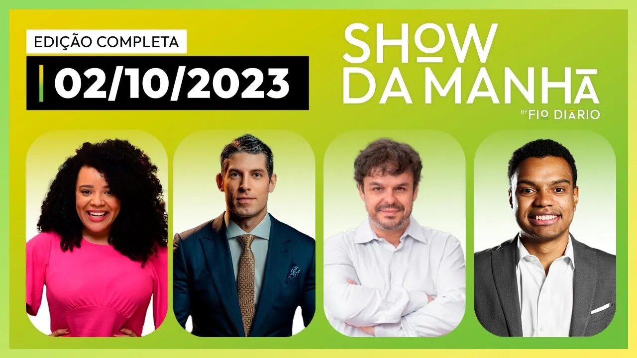 SHOW DA MANHÃ - PARTICIPAÇÃO DE MARCELO ROCHA MONTEIRO E RAFAEL SATIÊ - 02/10/23