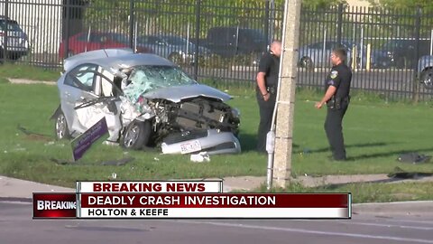 Deadly crash investigation in Milwaukee near Holton and Keefe