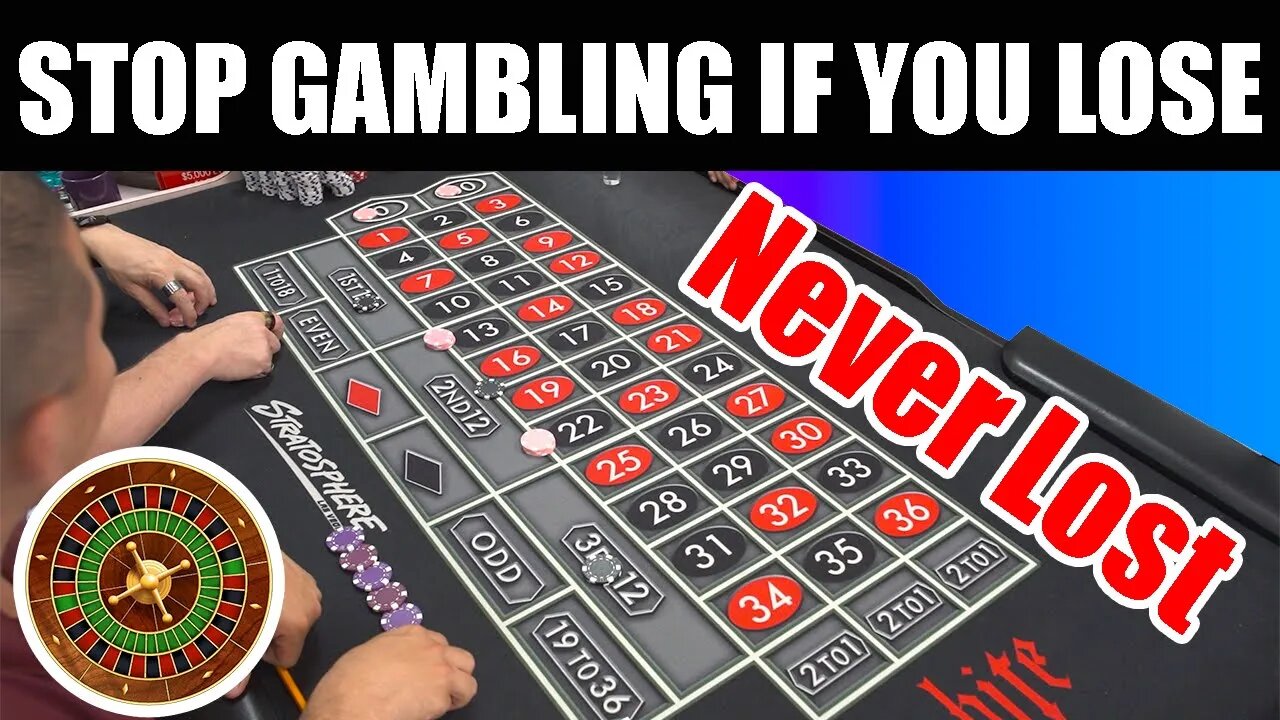If you lose at this Roulette System Quit Gambling