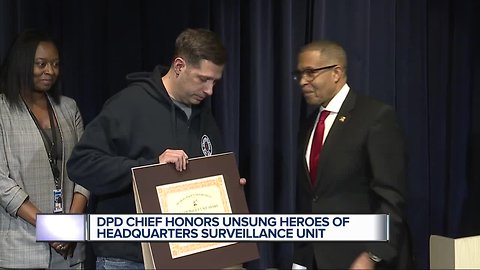 DPD Chief honors unsung heros of Headquarters surveillance unit