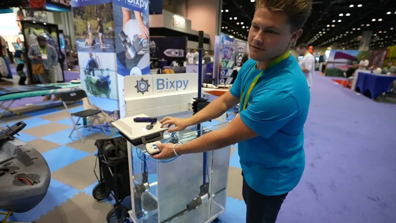 The EASY KAYAK MOTOR! Bixpy K1 at iCast 2023