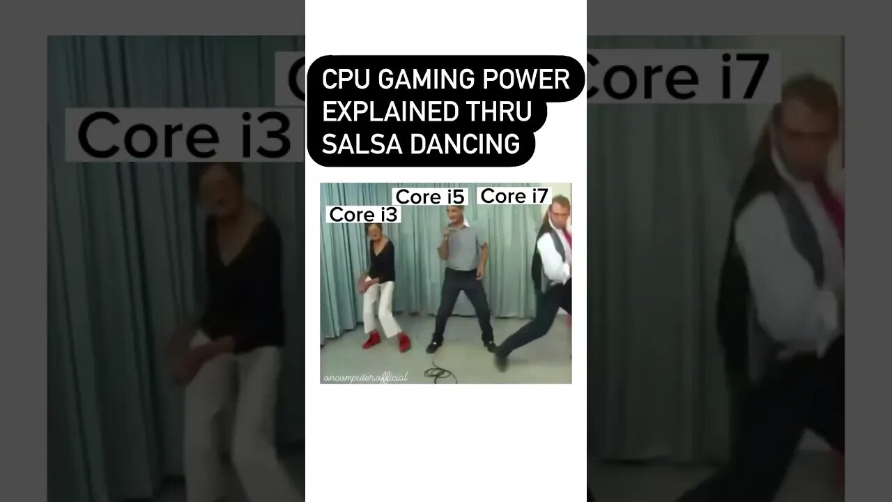 CPU Gaming performance explained thru Salsa Dancing