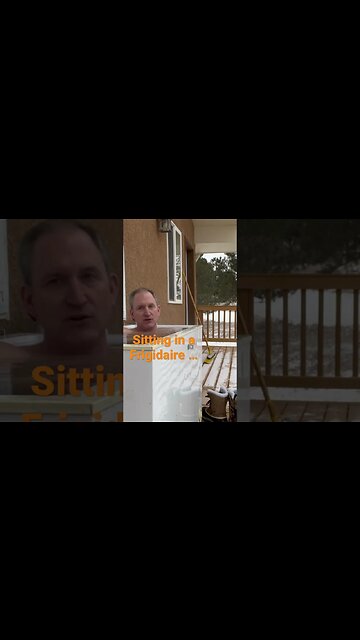 Just me and a Frigidaire #icebath