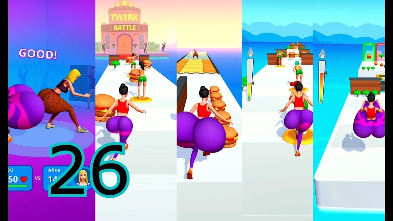 Twerk Race 3D — Running Game3D Full Gameplay walkthrough (android/ios) | level 250-260 part 26