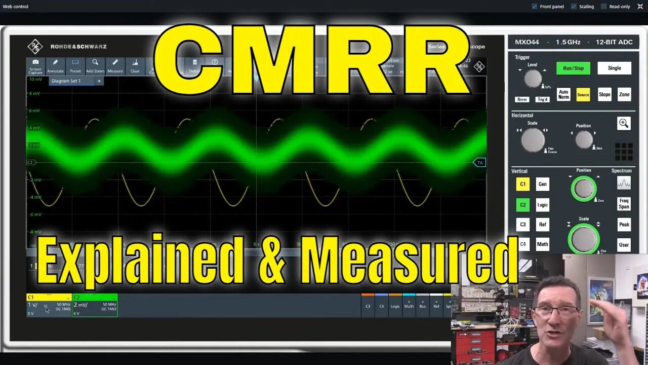 EEVblog 1521 - How to Measure Differential Probe CMRR