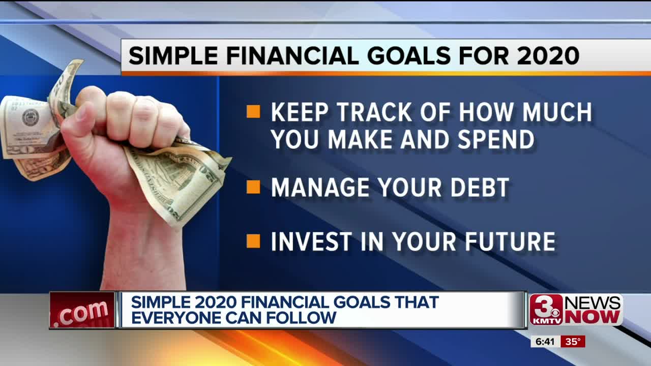 Simple 2020 financial goals everyone can follow