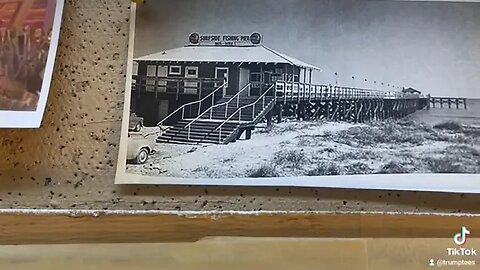 Old Myrtle Beach Fishing Pier watercolor project.