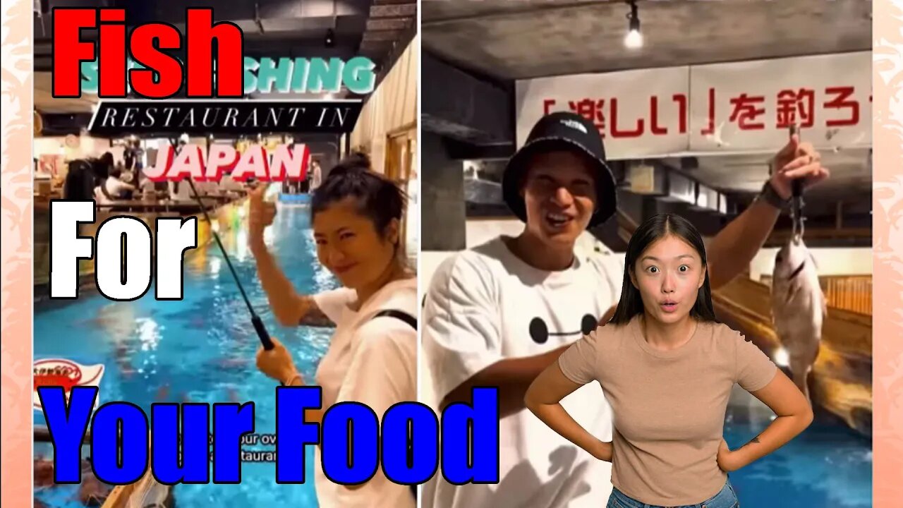 Weird Japanese Restaurant Lets You Catch your dinner🐟🐠🐡🎣