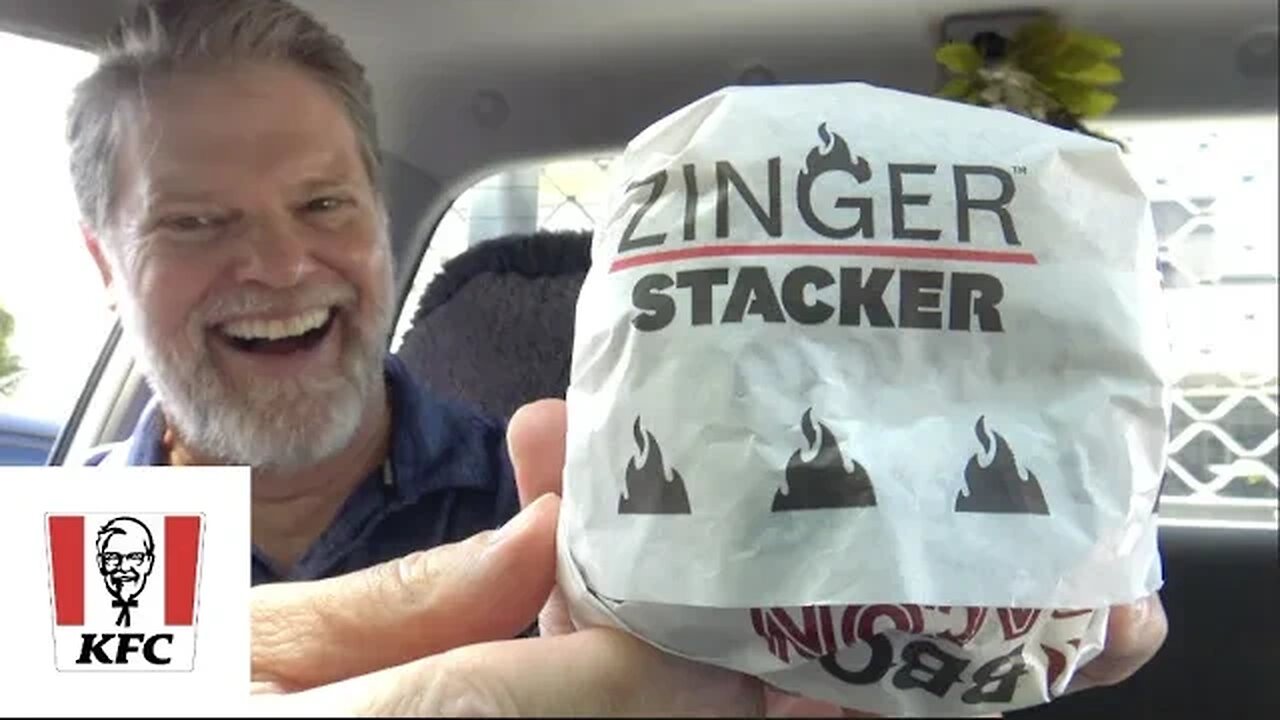 KFC's NEW Zinger Stacker Review!