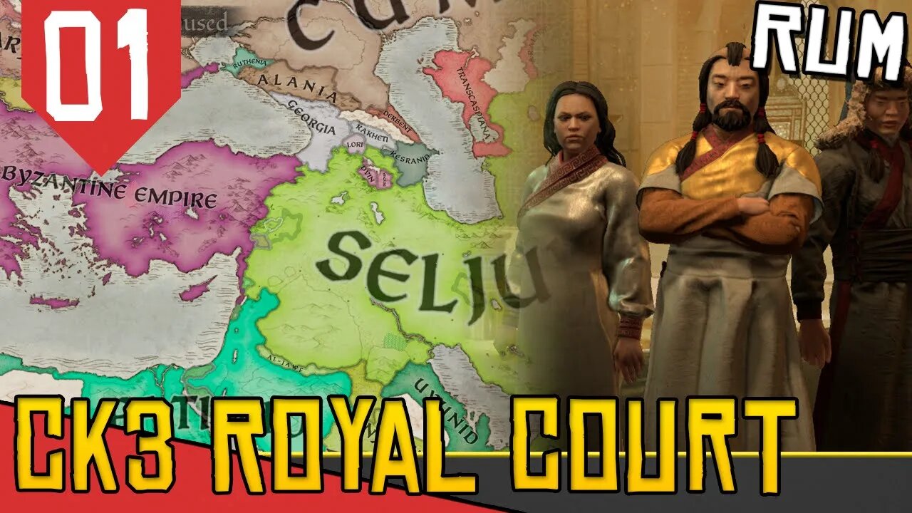 Futuro Império OTOMANO com CULTURA HIBRIDA - CK3 Royal Court Rum #01 [Gameplay Português PT-BR]