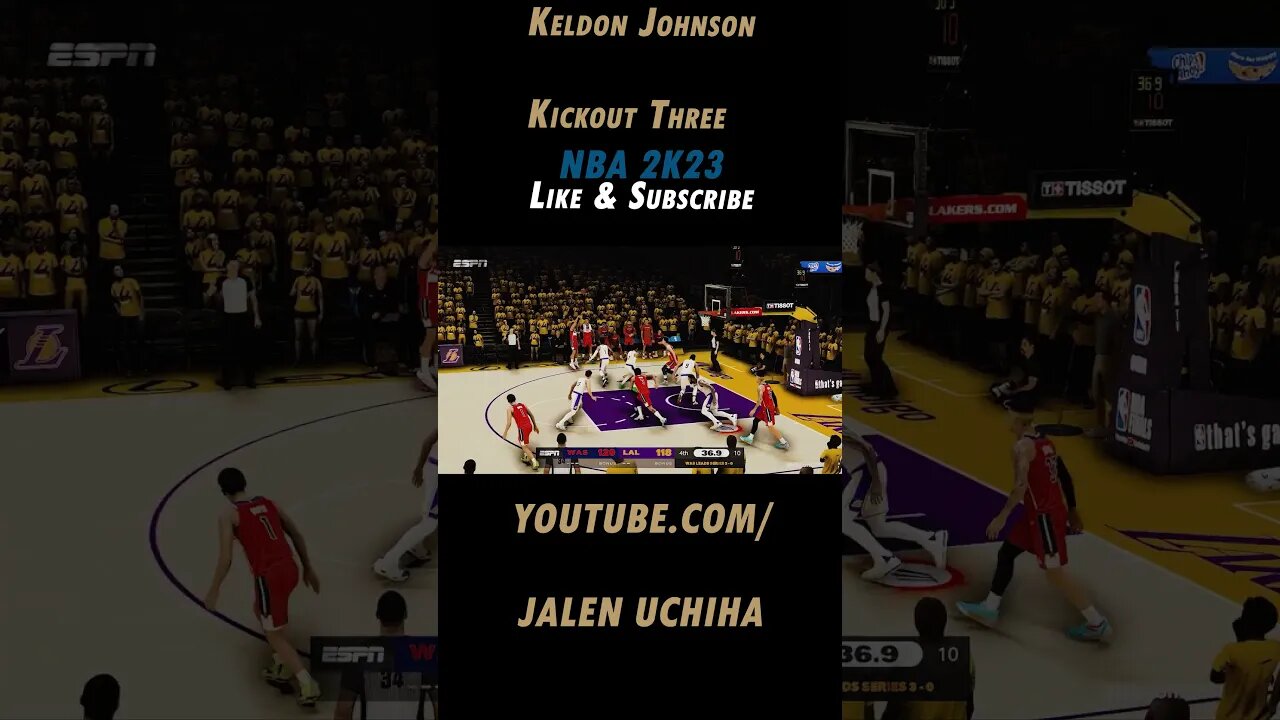 Keen Keldon Triple #2023 #nba #2k23 #keldon johnson #jalen uchiha #shorts