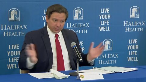 Gov. DeSantis speaks in Daytona Beach on Sunday, May 3, 2020