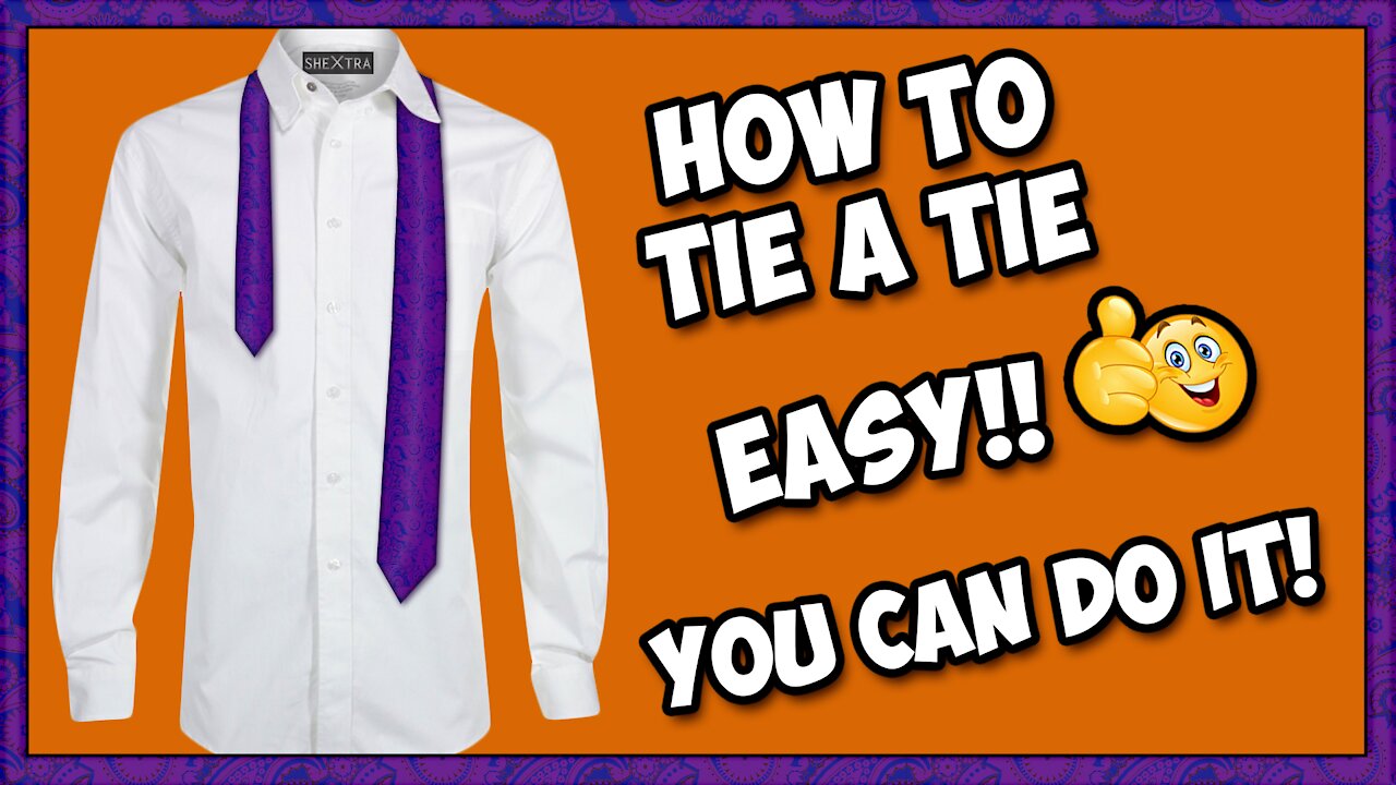 How to tie a tie! Easy to follow!